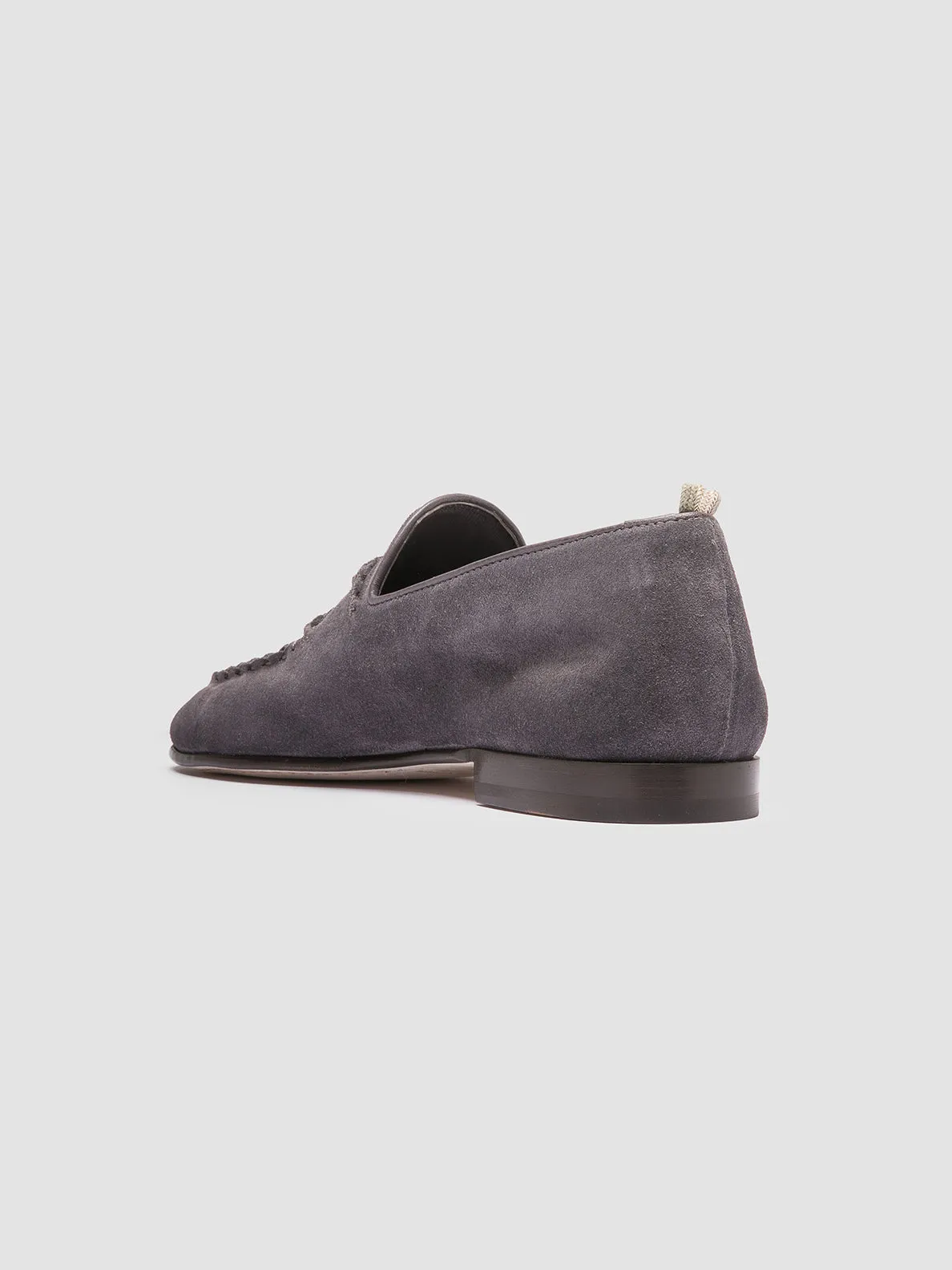 OLIVER 001 - Blue Suede Venetian Loafers,Men
