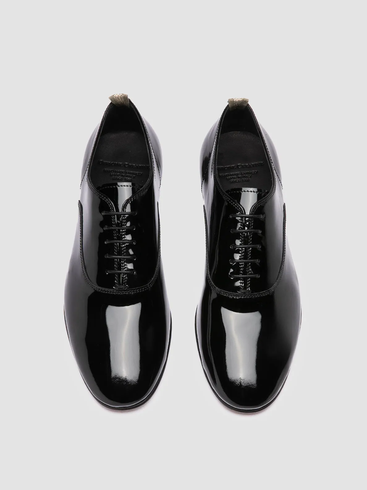 OLIVER 005 - Black Leather Oxford Shoes,Men Derby Shoes