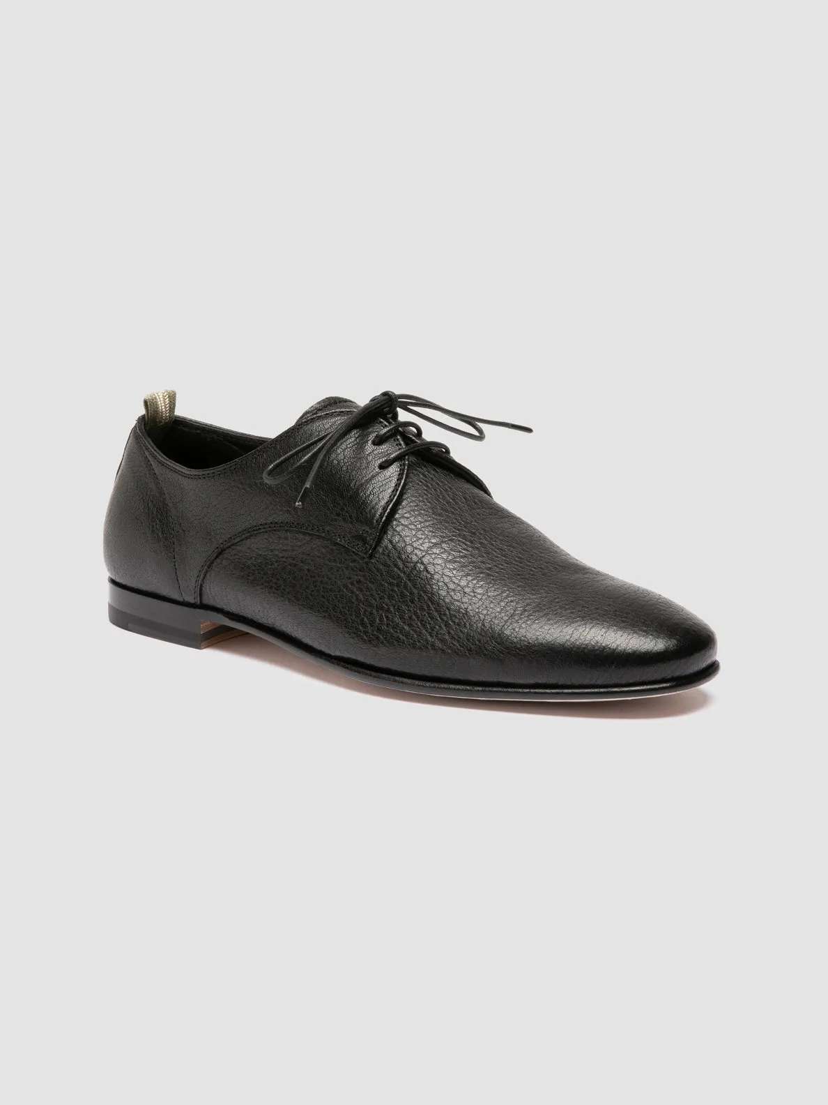 Oliver 007 - Black Leather Derby Shoes,Men Derby Shoes