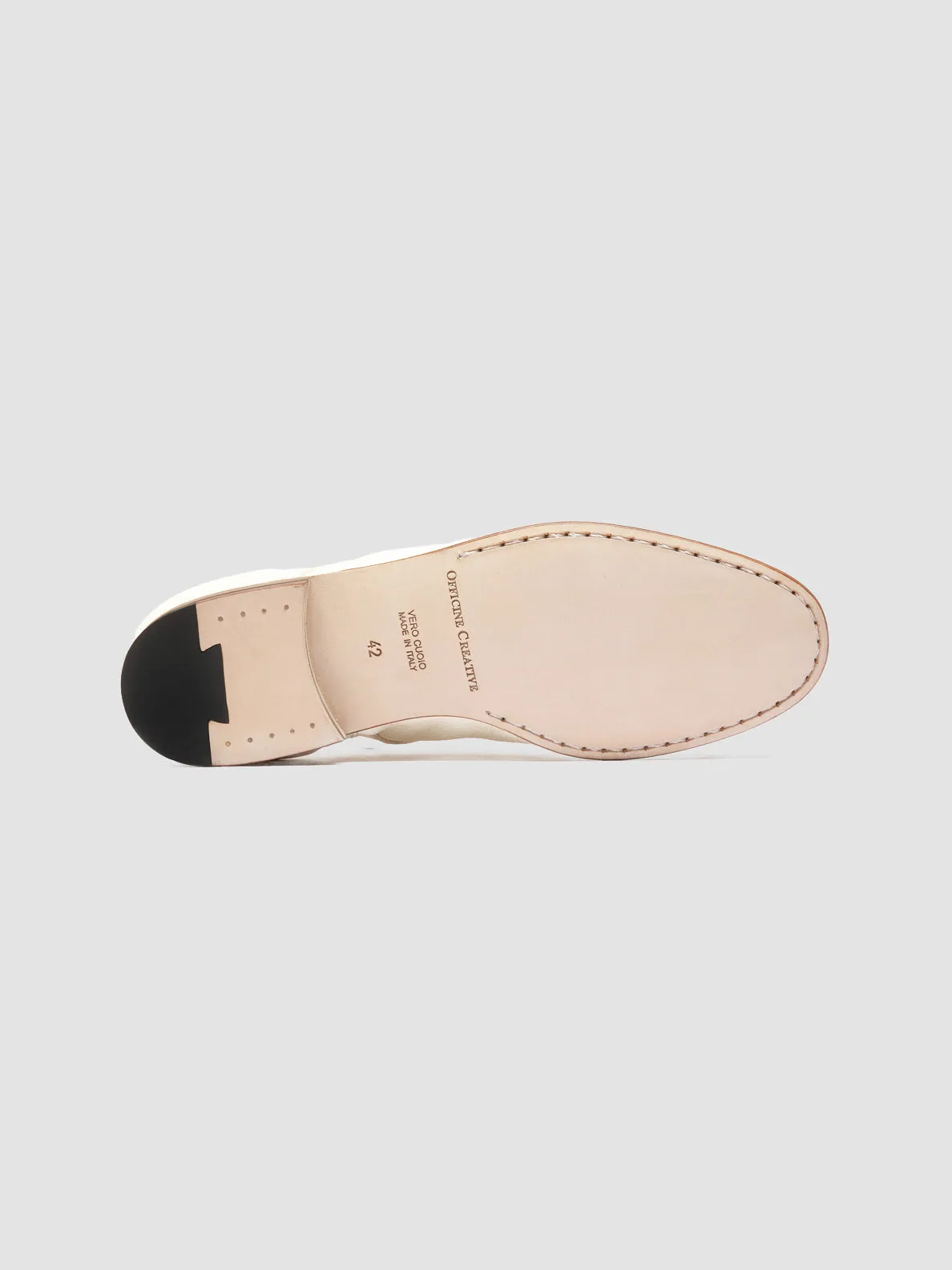 OLIVER 007 - White Leather Derby Shoes,Men Derby Shoes