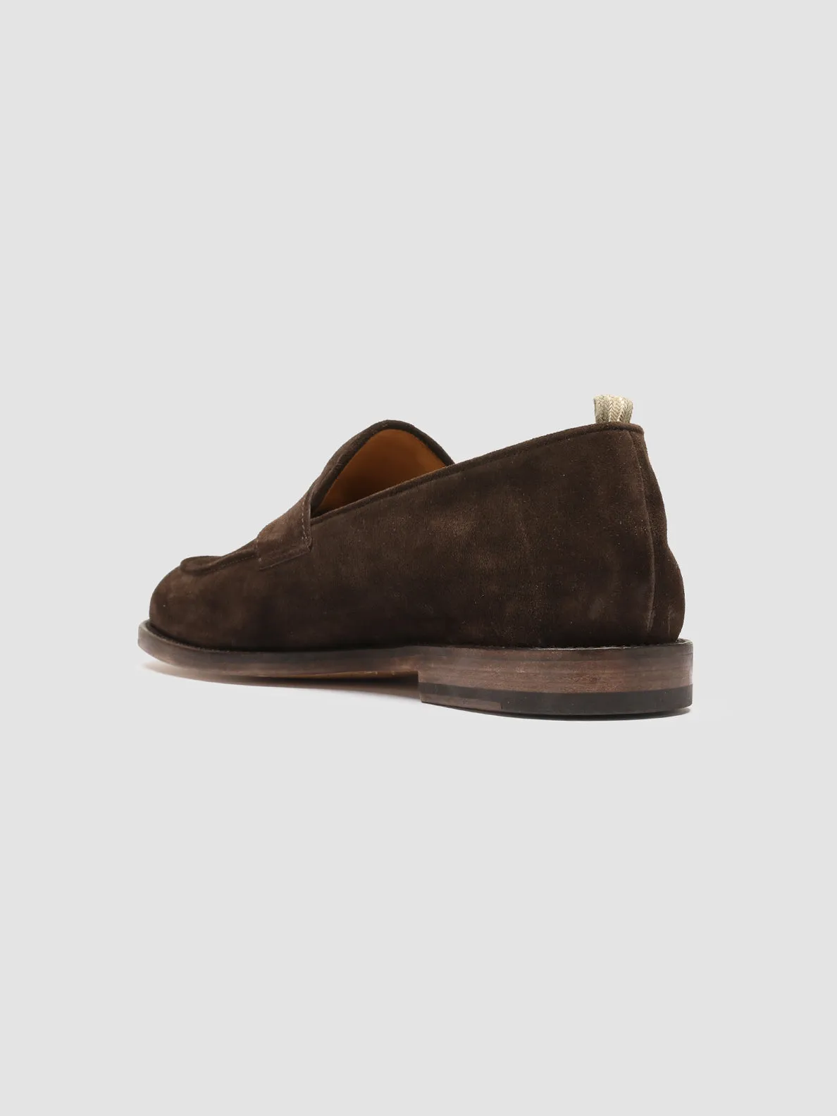 OPERA 001 - Brown Suede Penny Loafers,Men