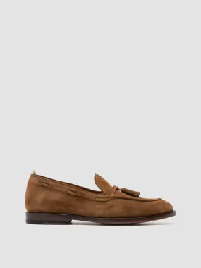 OPERA 002 - Brown Suede Tassel Loafers,Men