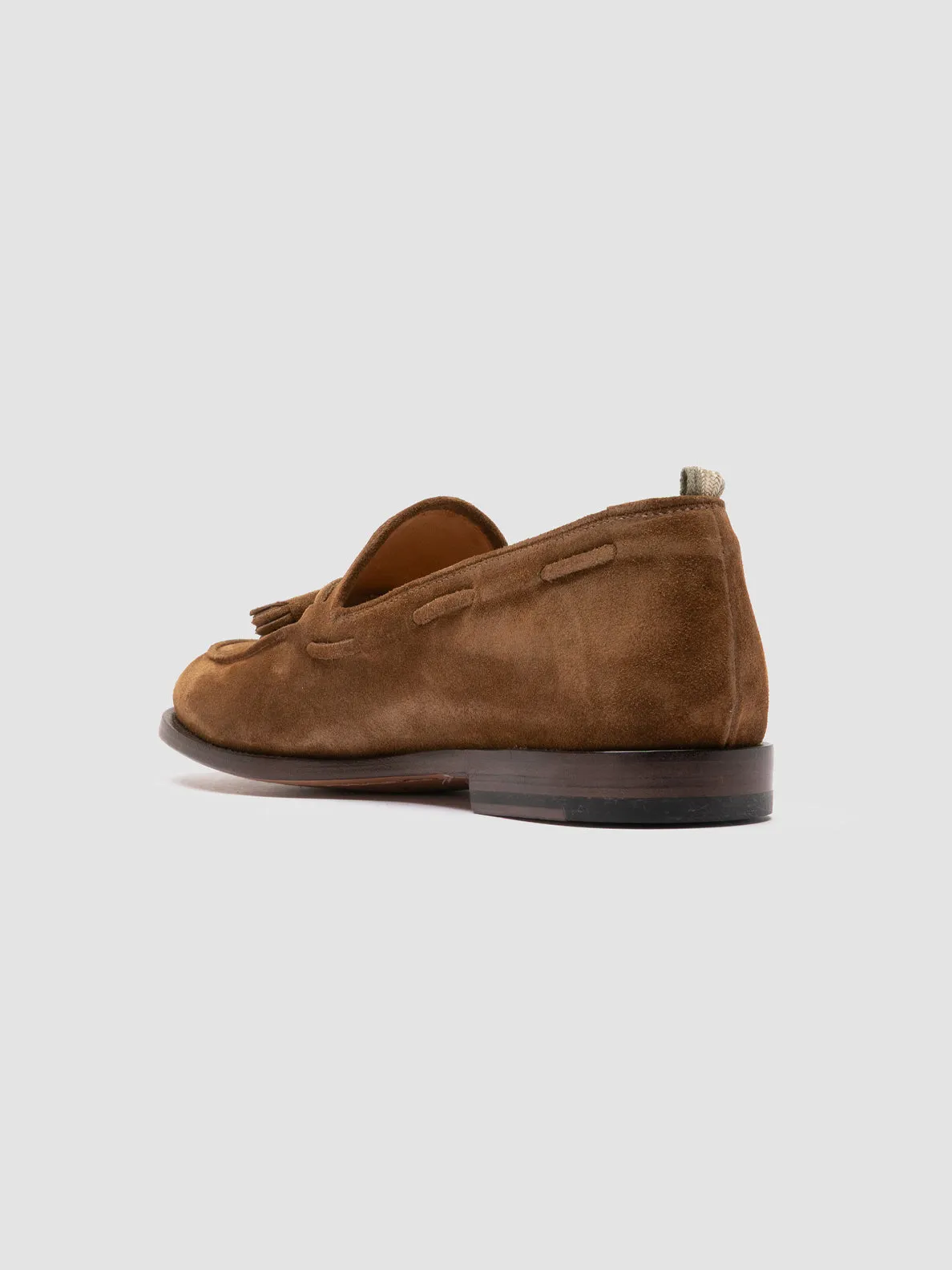 OPERA 002 - Brown Suede Tassel Loafers,Men