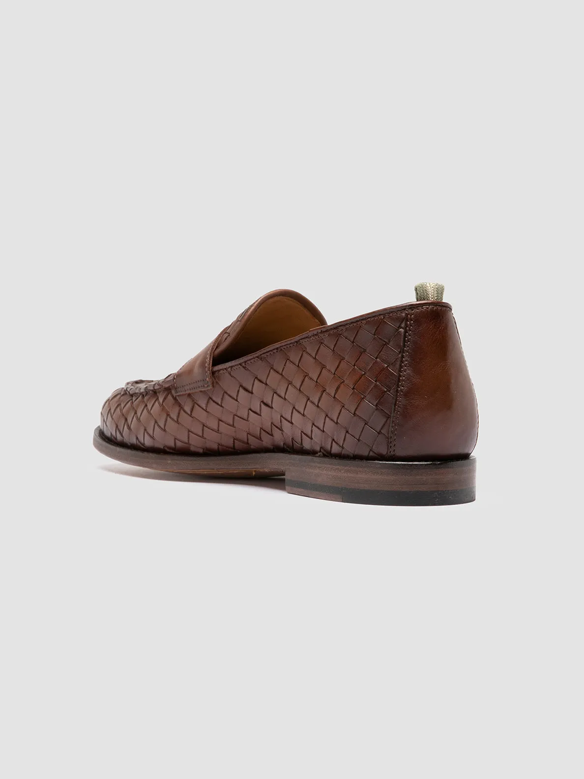 OPERA 003 - Brown Leather Penny Loafers,Men