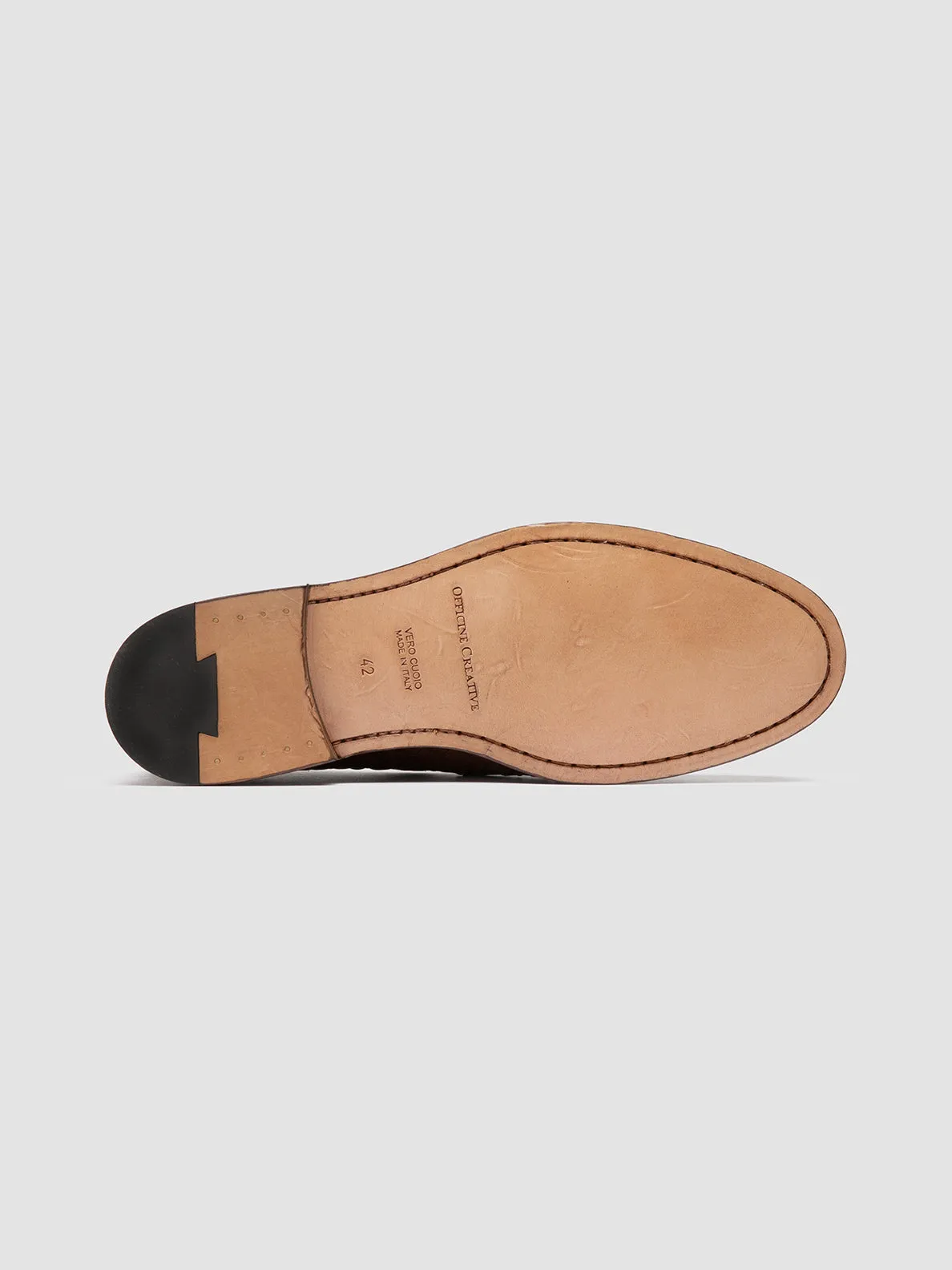 OPERA 003 - Brown Leather Penny Loafers,Men
