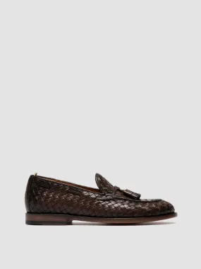 OPERA 004 - Brown Leather Tassel Loafers,Men