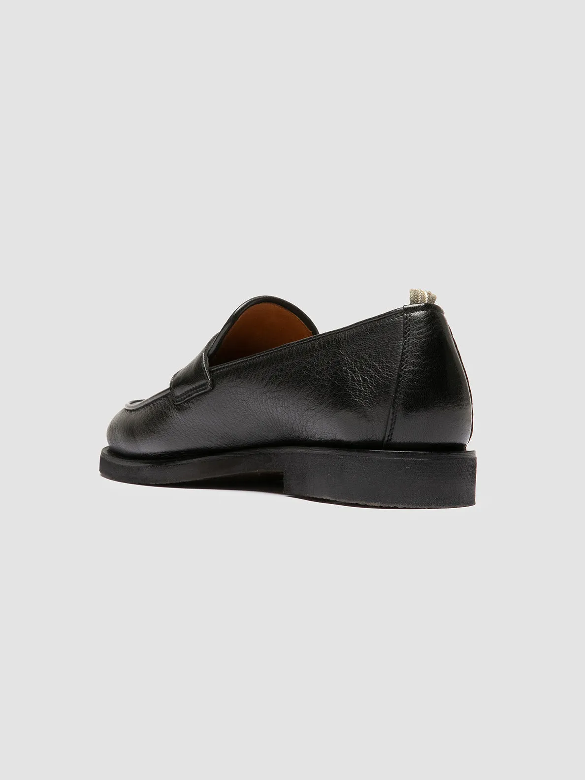OPERA FLEXI 101 - Black Leather Penny Loafers,Men