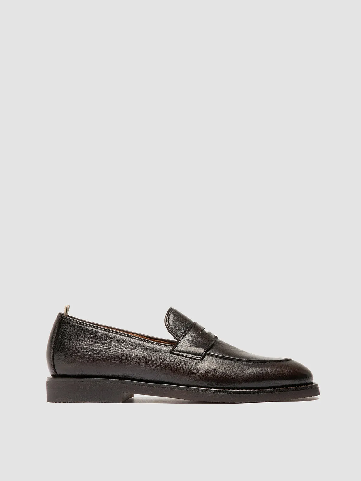 OPERA FLEXI 101 - Brown Leather Penny Loafers,Men