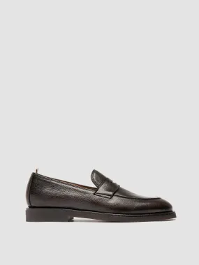 OPERA FLEXI 101 - Brown Leather Penny Loafers,Men