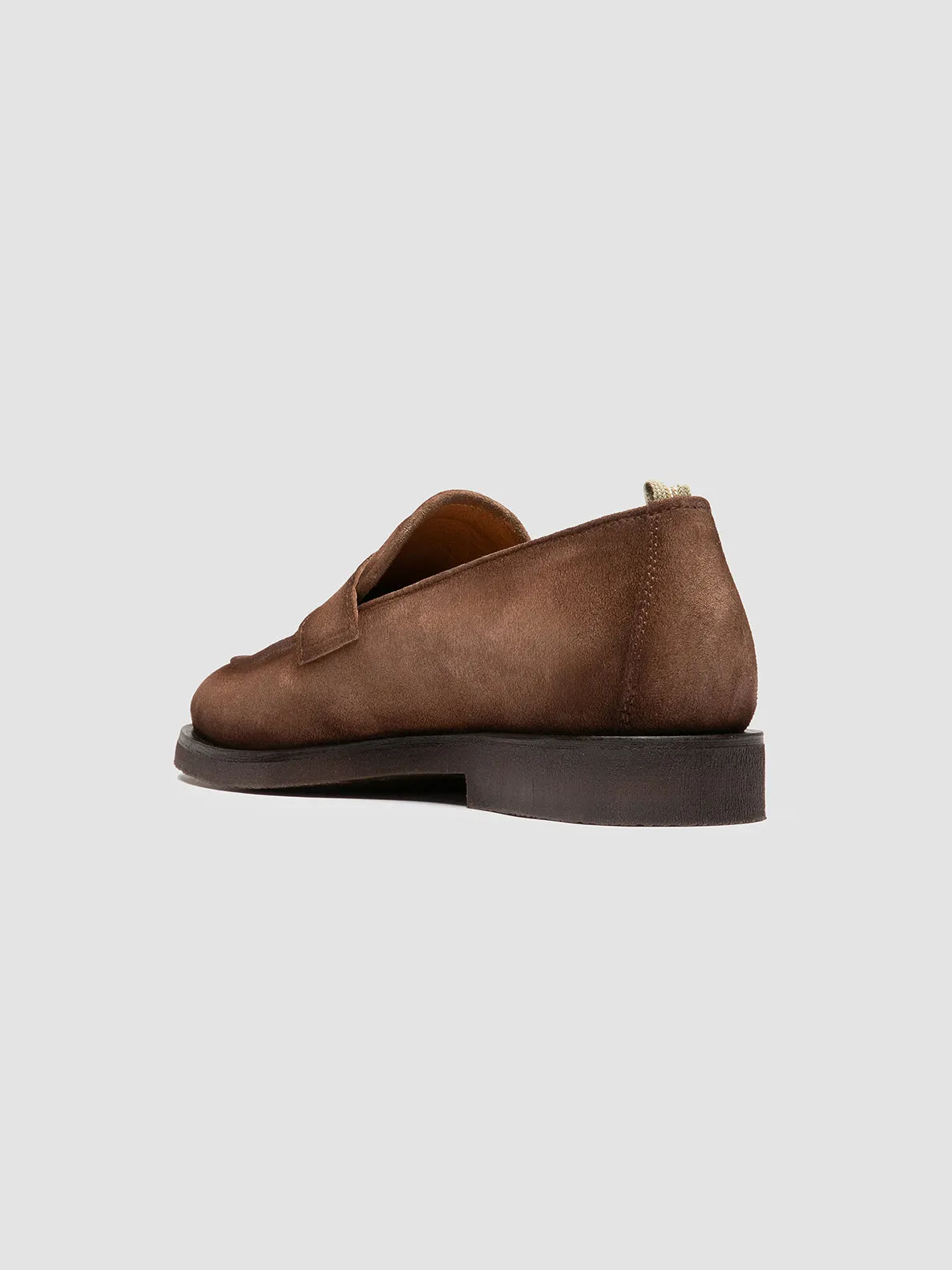 OPERA FLEXI 101 - Brown Suede Penny Loafers,Men