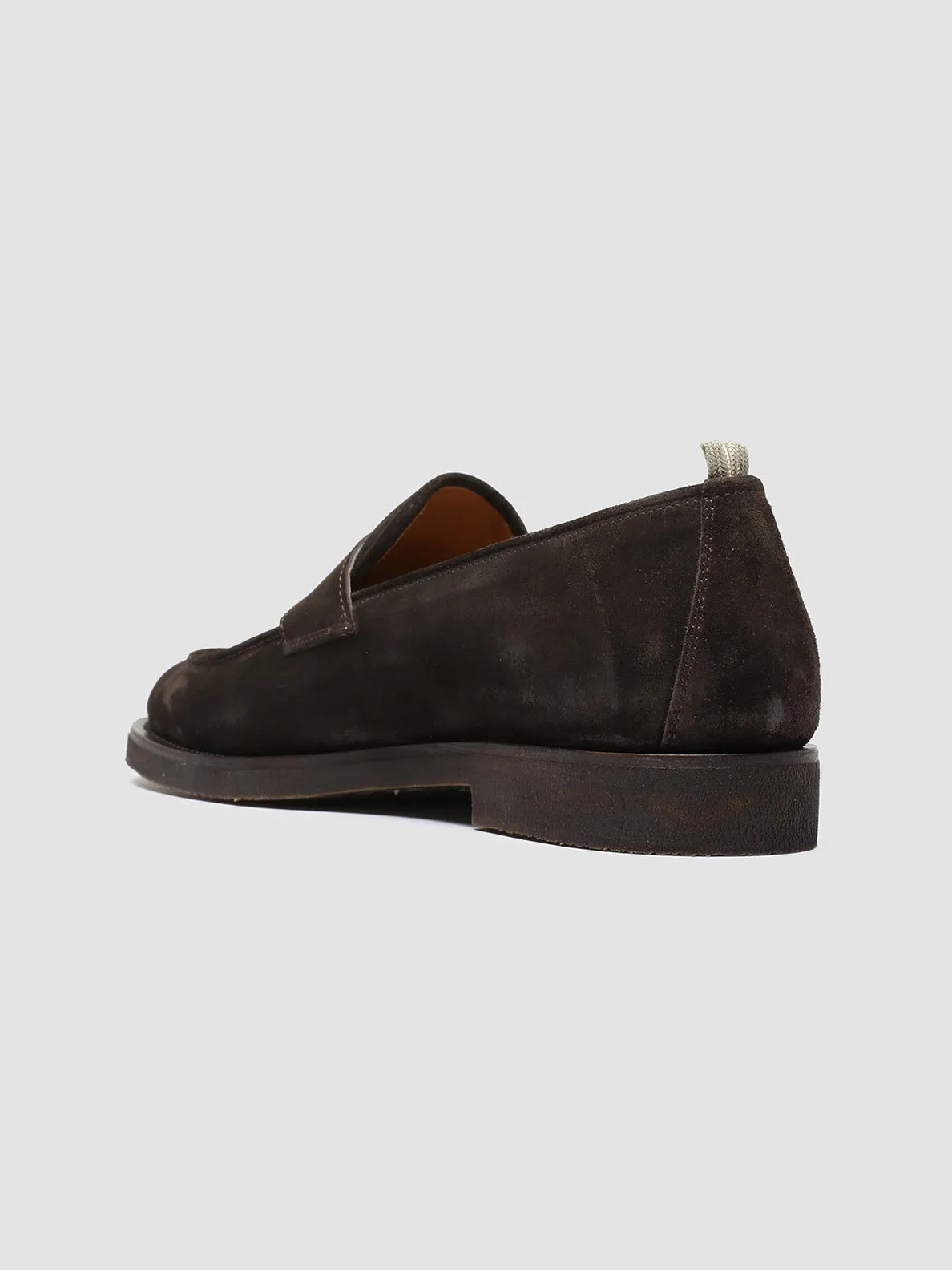 OPERA FLEXI 101 - Brown Suede Penny Loafers,Men