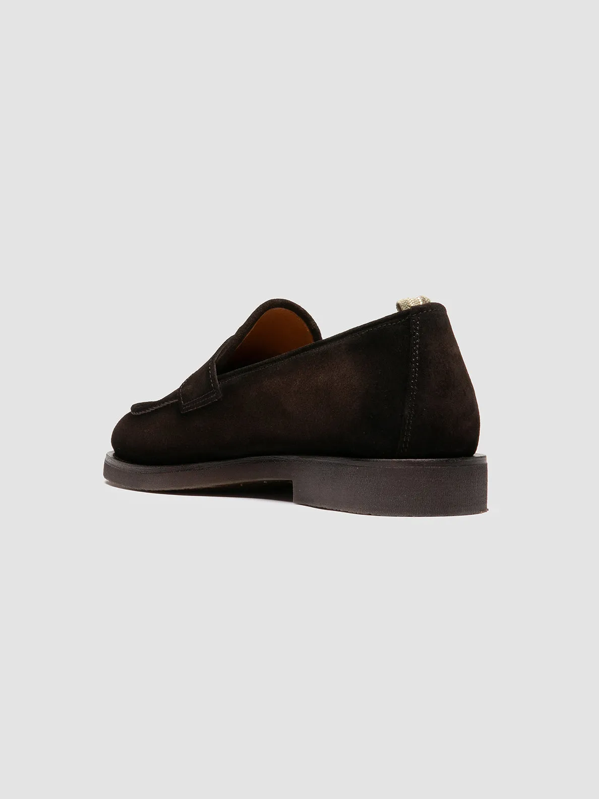 OPERA FLEXI 101 - Brown Suede Penny Loafers,Men
