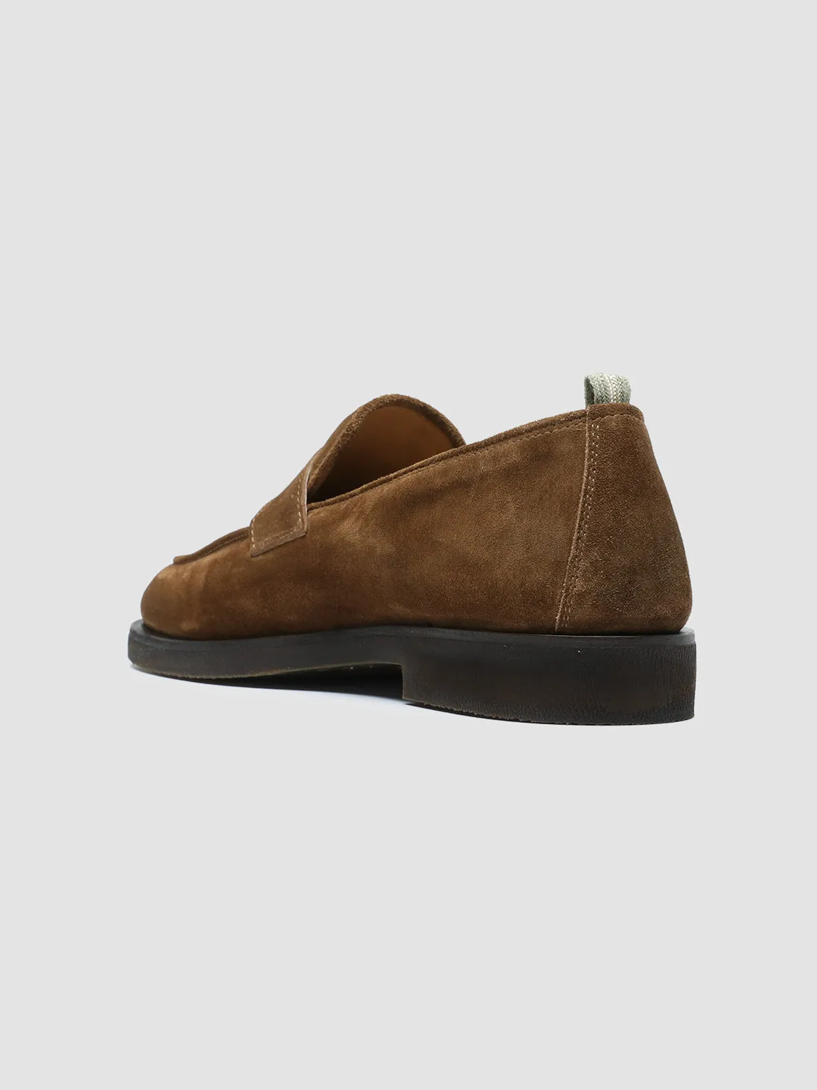 OPERA FLEXI 101 - Brown Suede Penny Loafers,Men