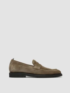 OPERA FLEXI 101 - Taupe Suede Penny Loafers,Men