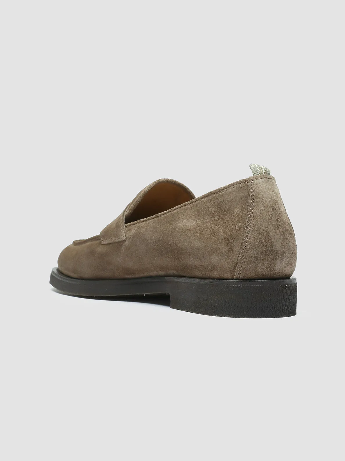 OPERA FLEXI 101 - Taupe Suede Penny Loafers,Men
