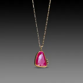 Organic Ruby Necklace,Jewelry Delicate & Elegant