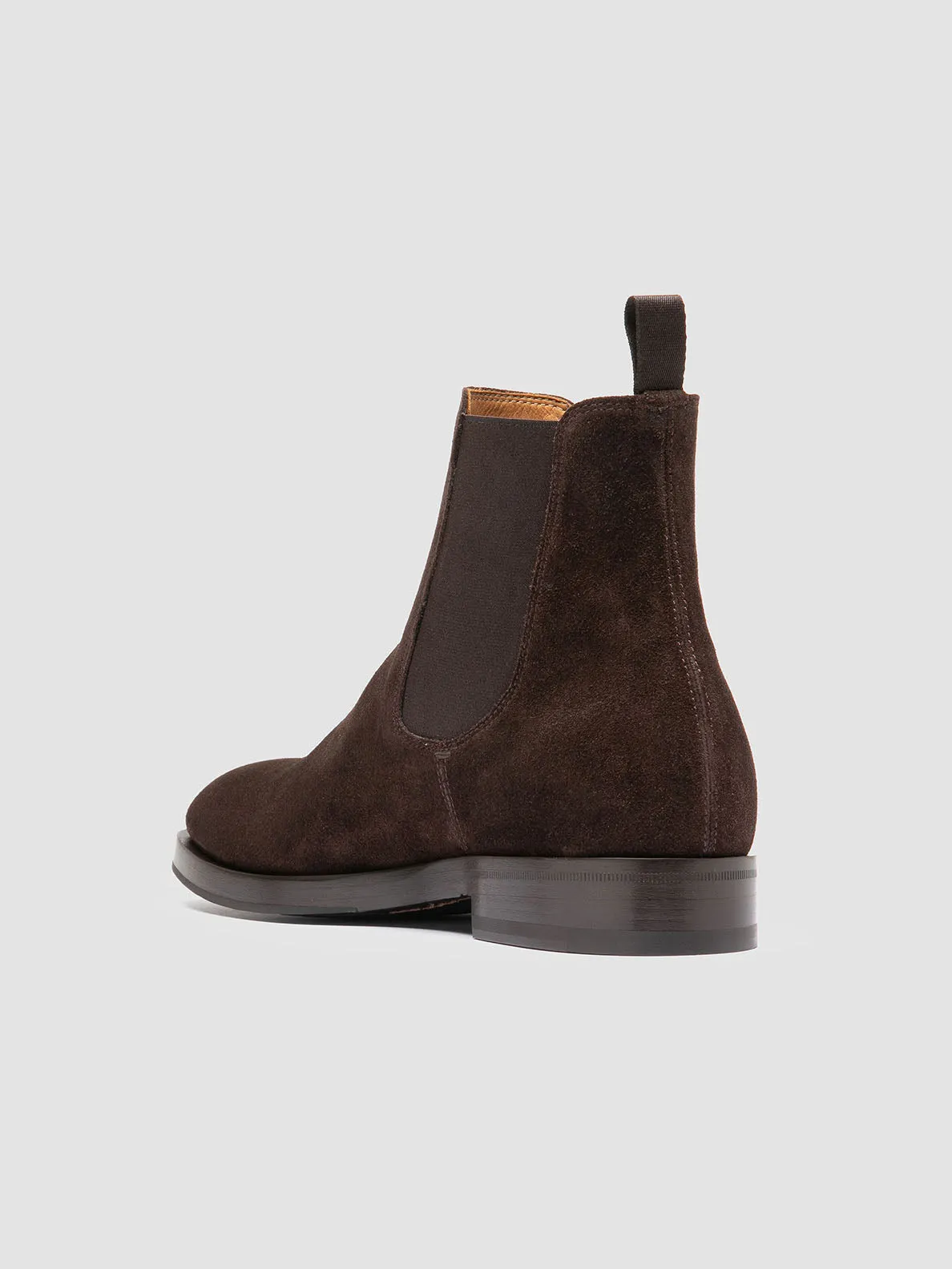 ORTEGA 003 - Brown Suede Chelsea Boots,Men Boots