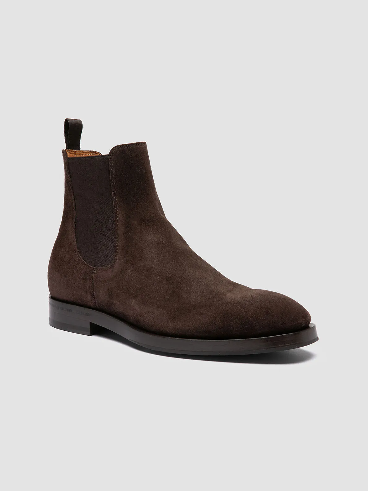 ORTEGA 003 - Brown Suede Chelsea Boots,Men Boots