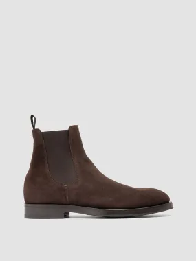 ORTEGA 003 - Brown Suede Chelsea Boots,Men Boots