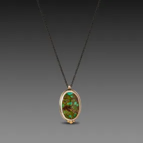 Oval Turquoise Necklace,Jewelry Delicate & Elegant