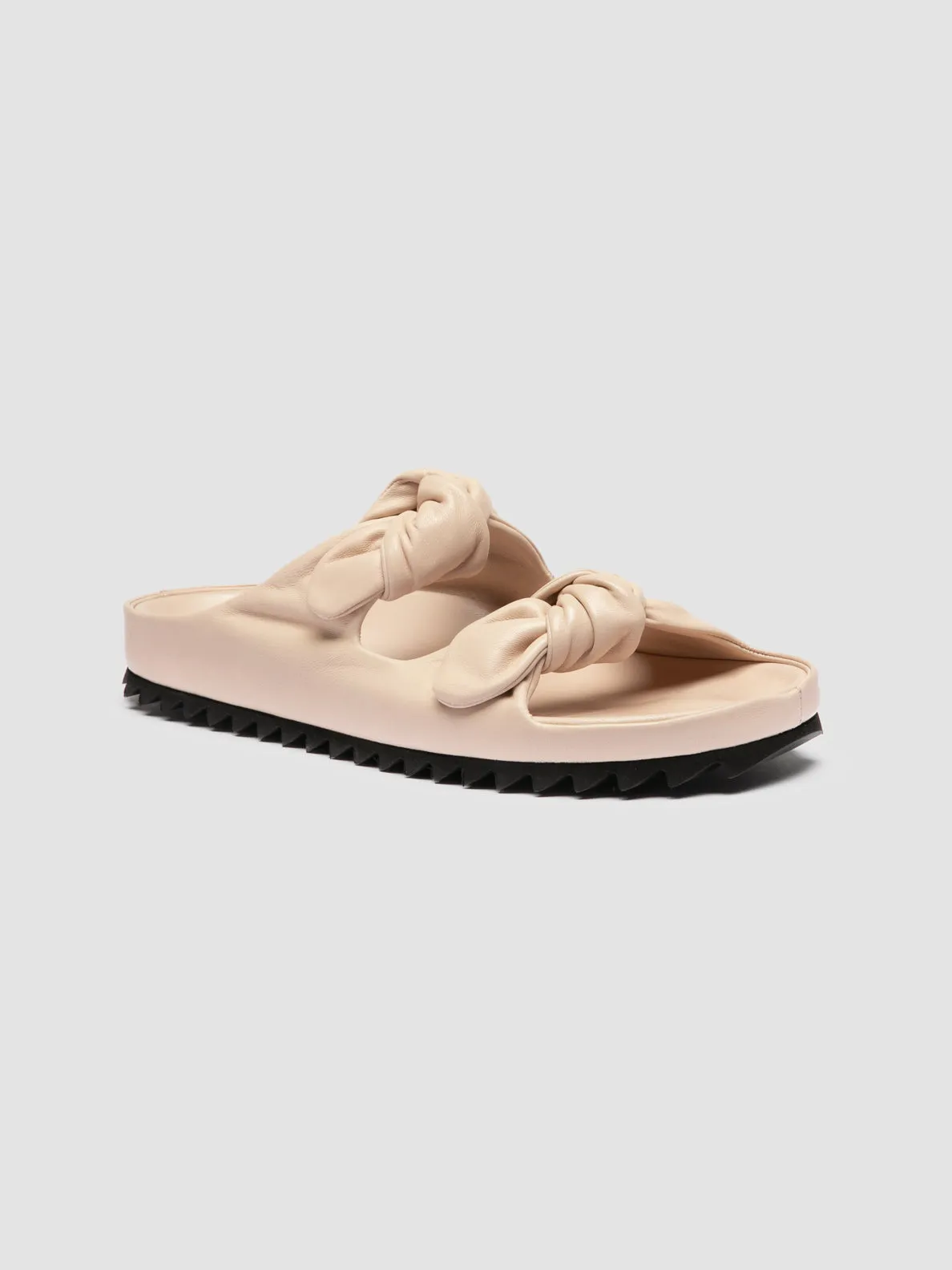 PELAGIE 010 - White Leather Sandals,Women Sandals
