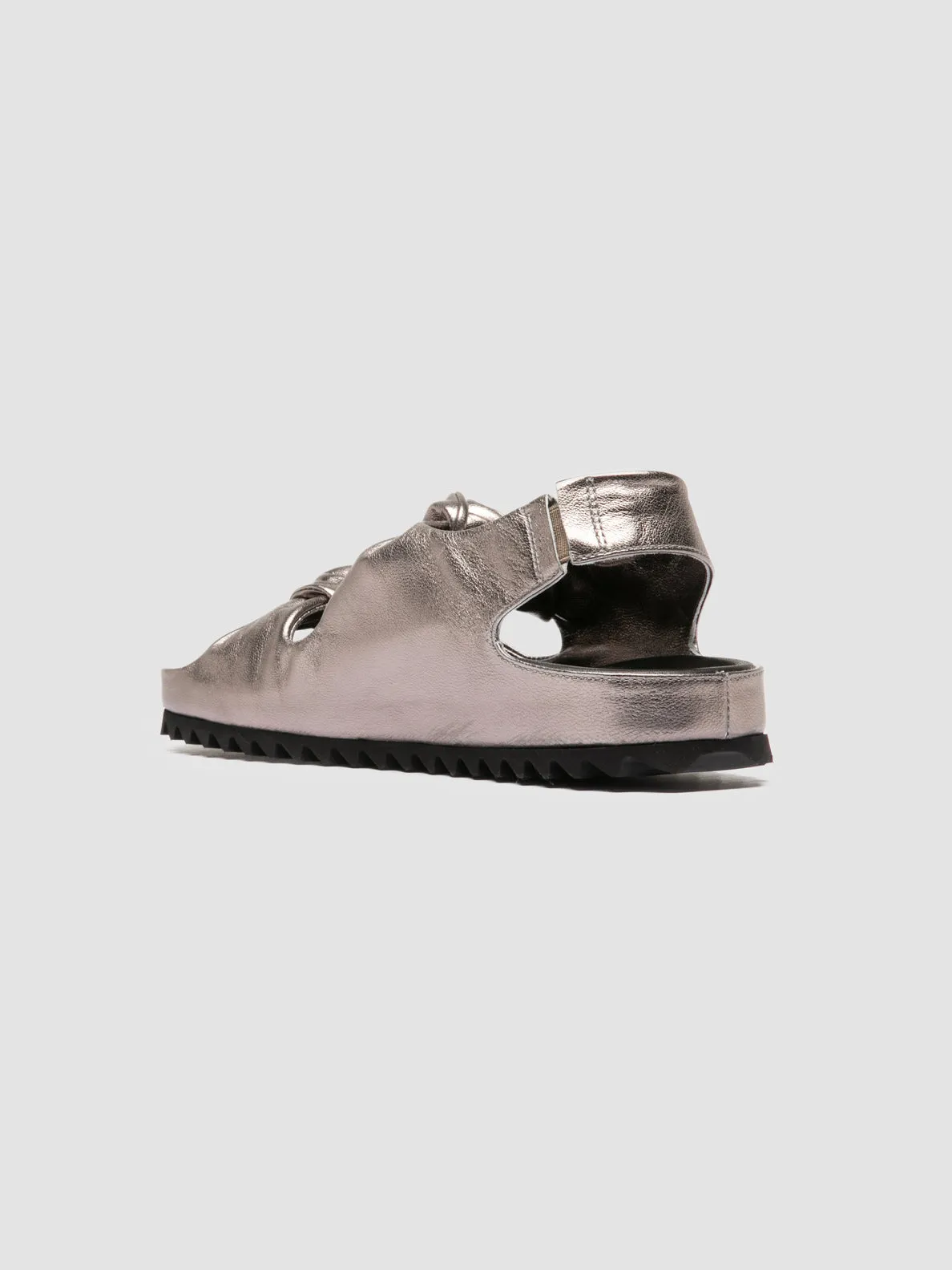 PELAGIE 017 - Gold Leather Sandals,Women Sandals