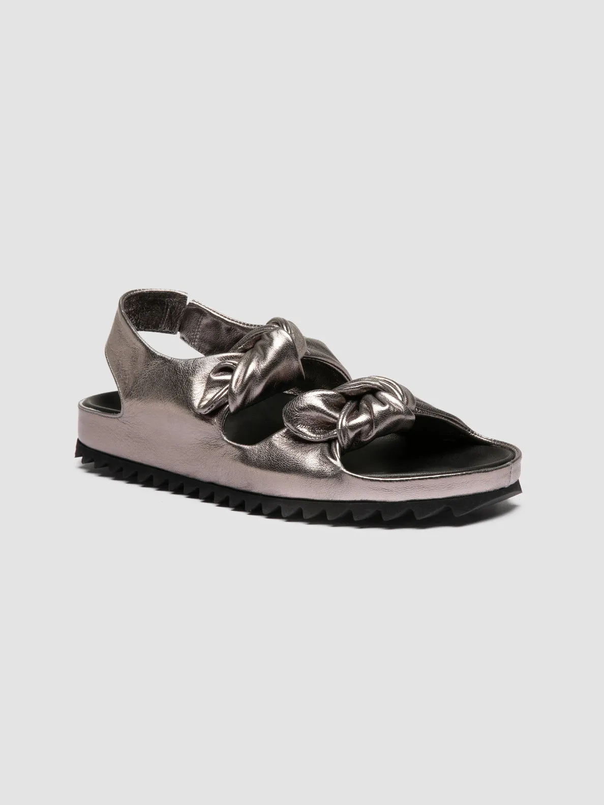PELAGIE 017 - Gold Leather Sandals,Women Sandals