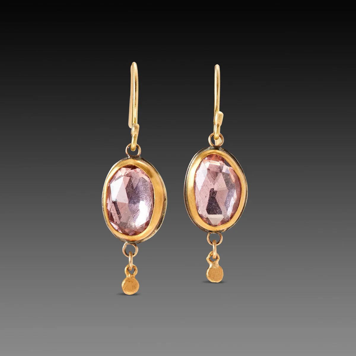 Pink Tourmaline Earrings,Jewelry Delicate & Elegant