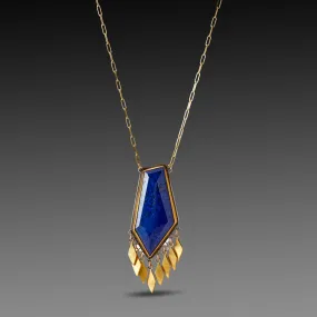 Polished Lapis Fringe Necklace,Jewelry Delicate & Elegant