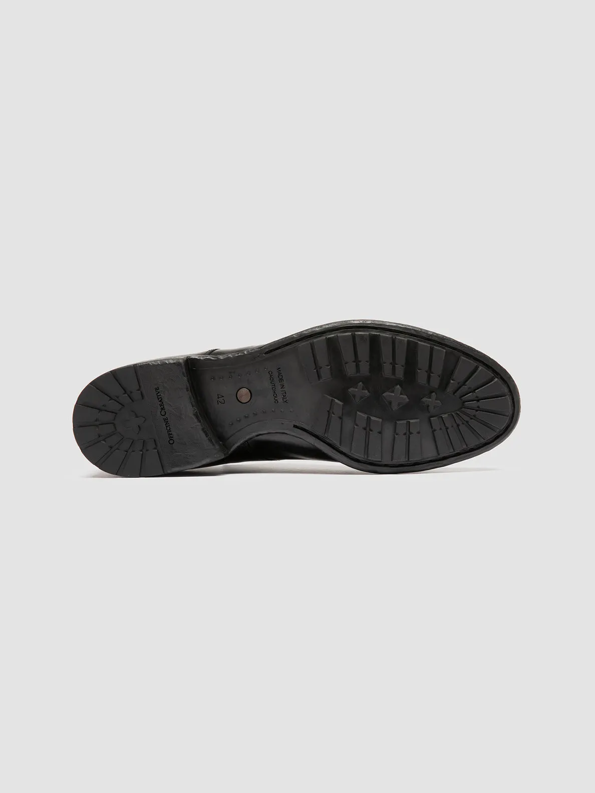PRINCE 608 - Black Leather Derby Shoes,Men Derby Shoes