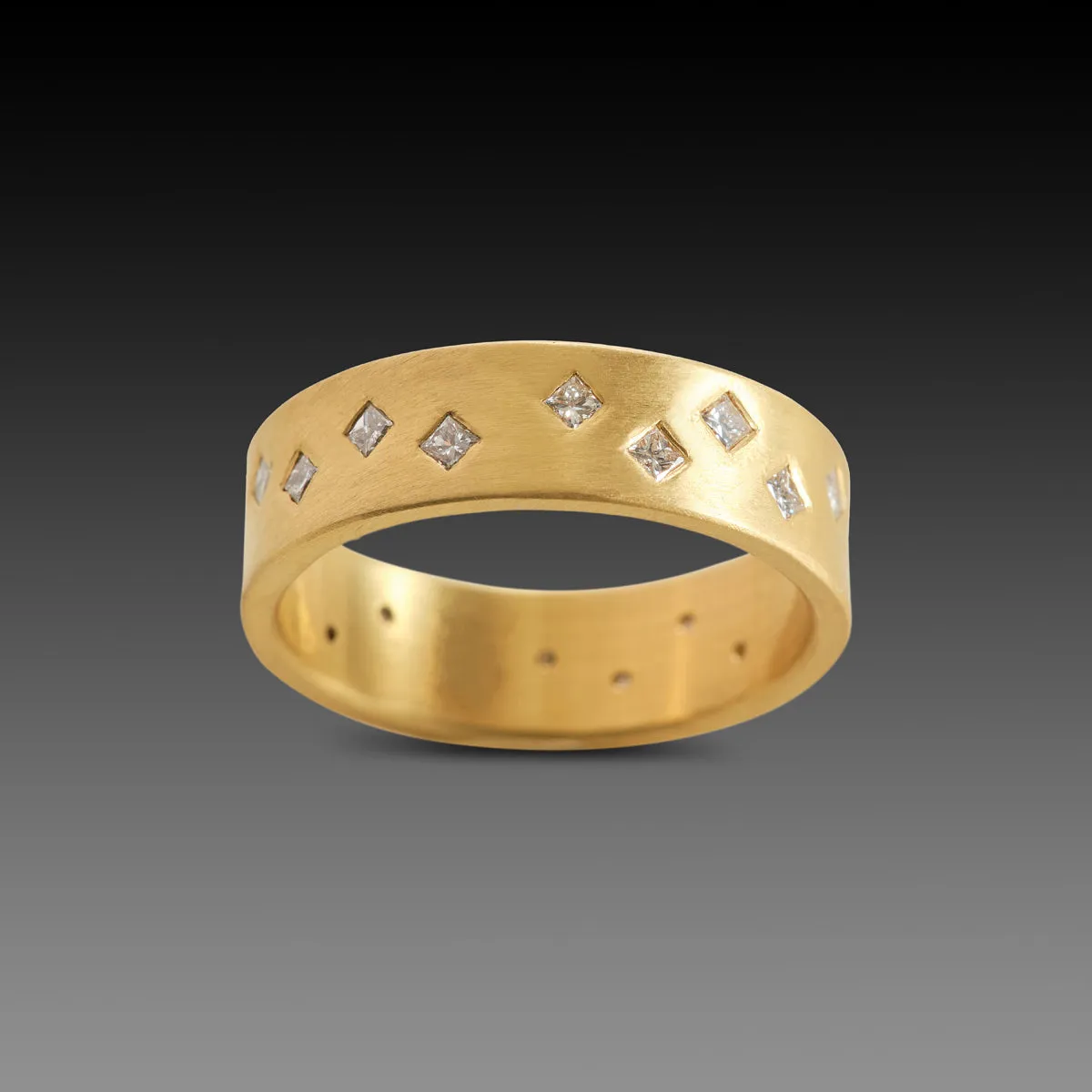 Princess Diamond Galaxy Band,Men Rings