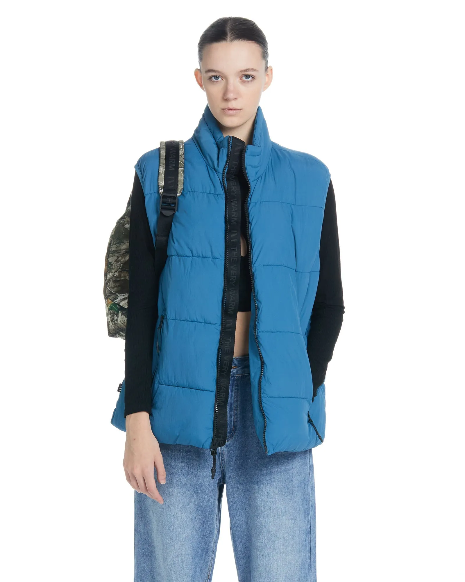 Puffer Vest - Blue Steel,Men