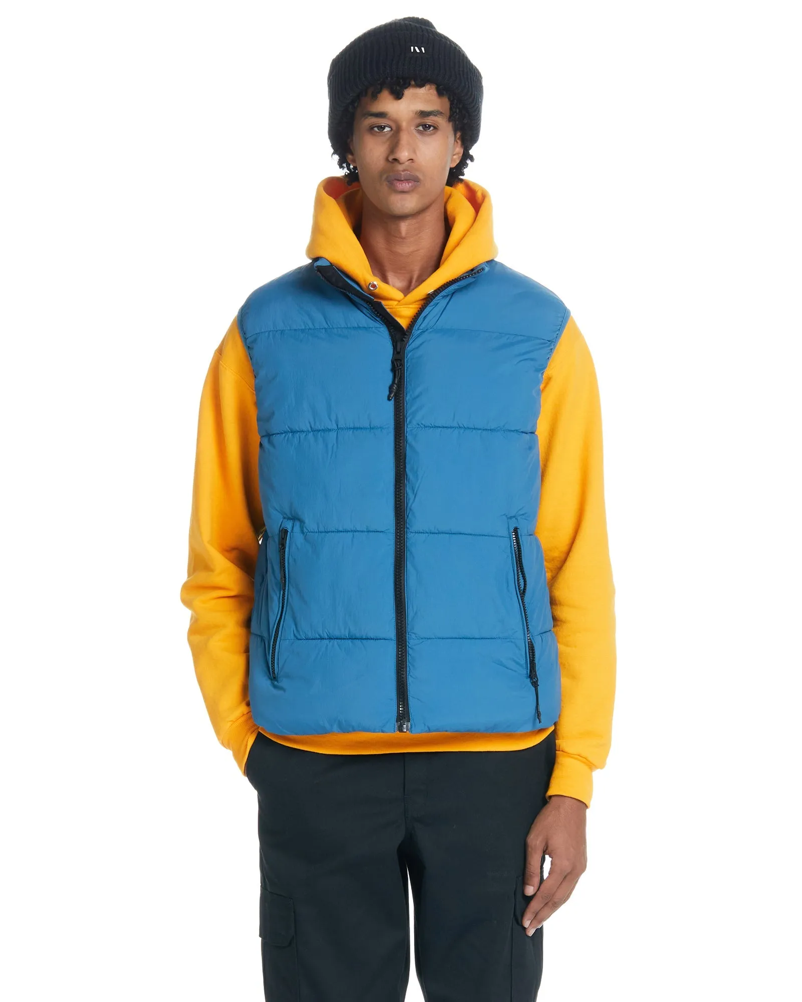 Puffer Vest - Blue Steel,Men