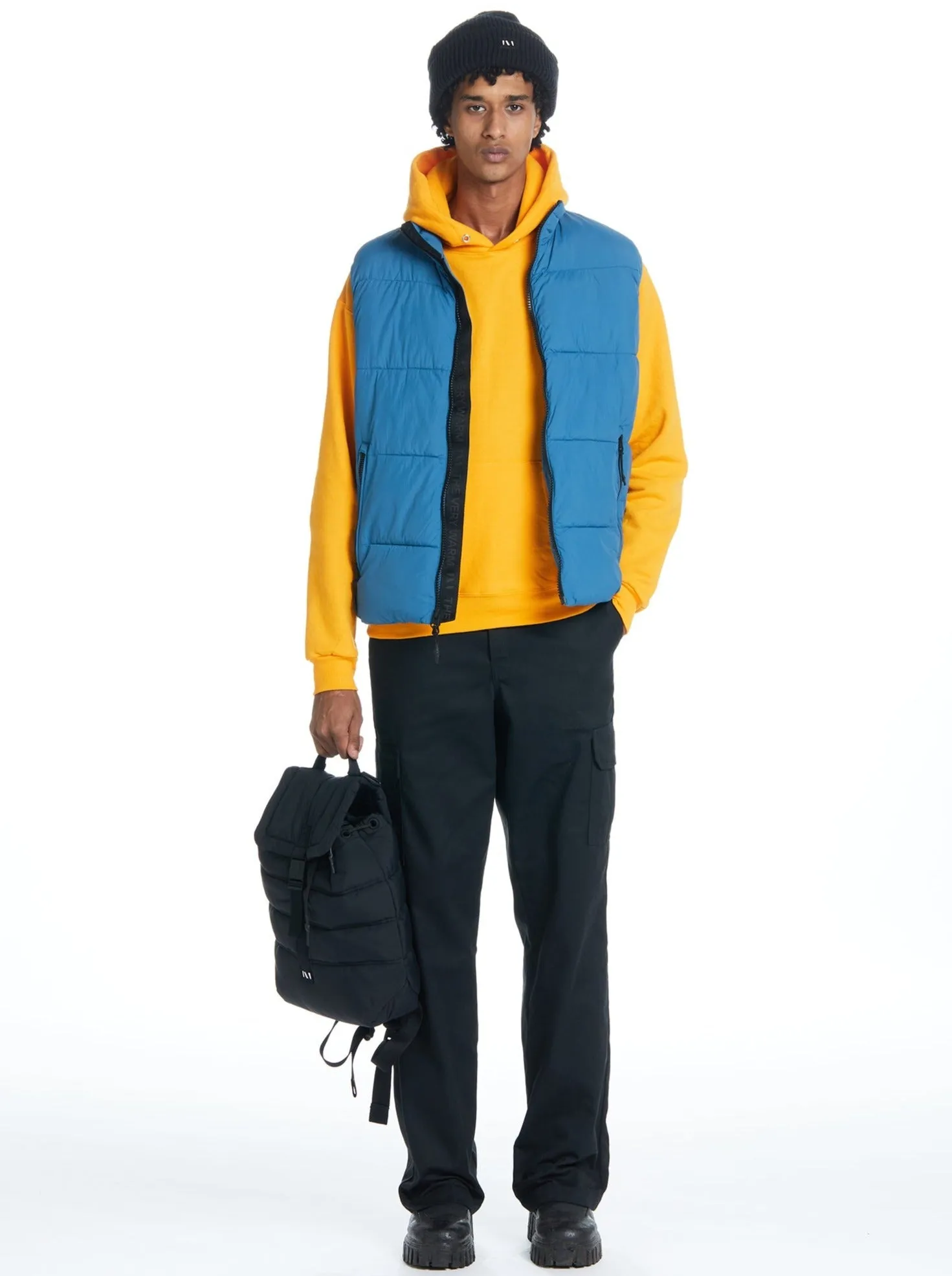 Puffer Vest - Blue Steel,Men