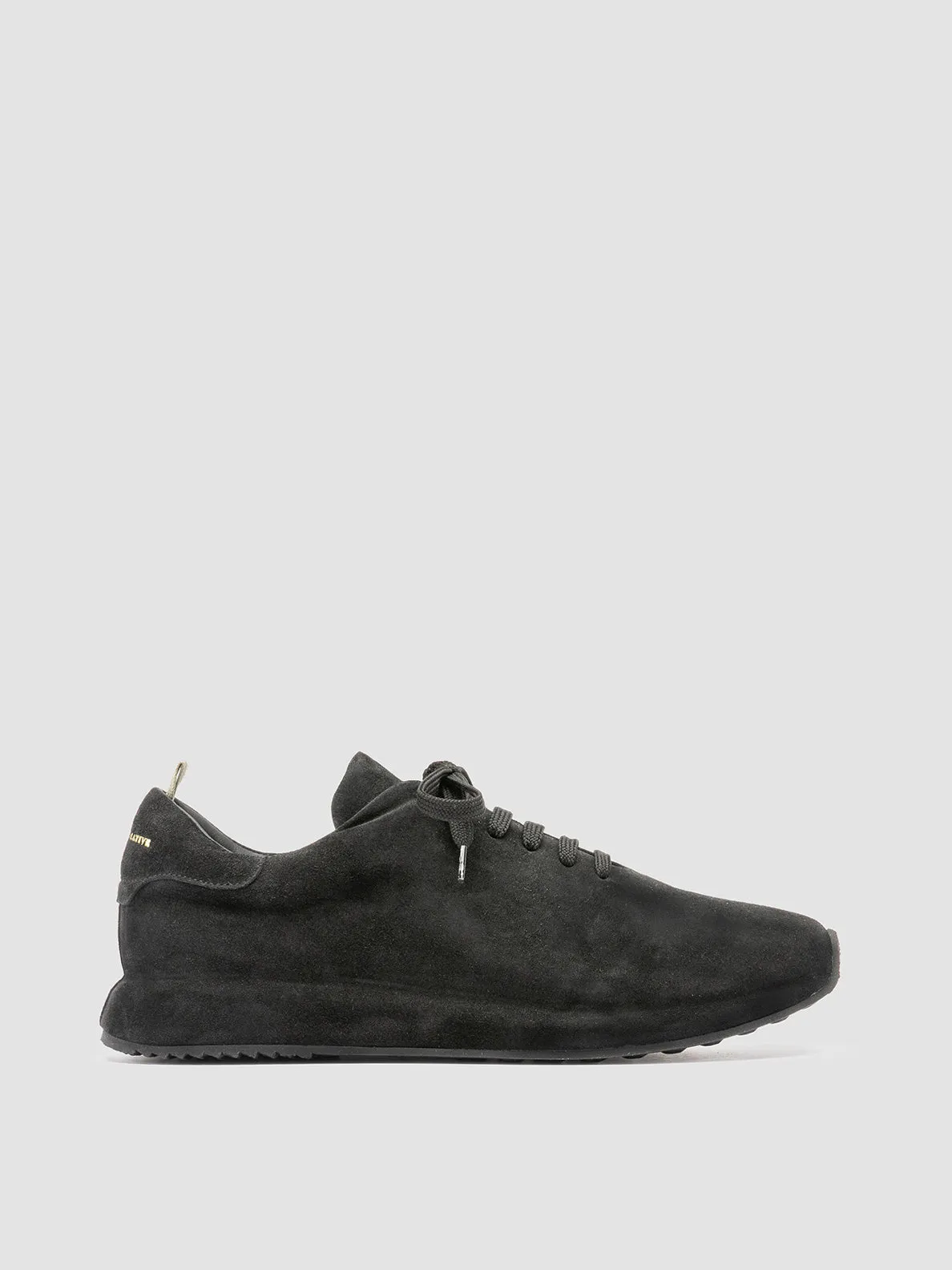 RACE 017 - Black Suede Sneakers,Men