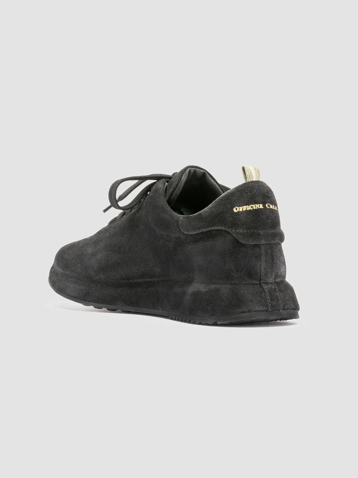 RACE 017 - Black Suede Sneakers,Men