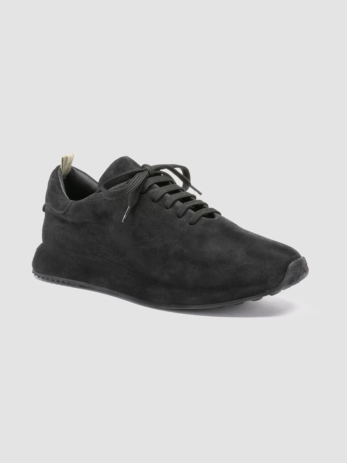 RACE 017 - Black Suede Sneakers,Men
