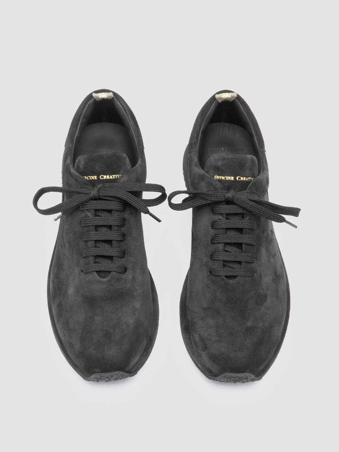 RACE 017 - Black Suede Sneakers,Men