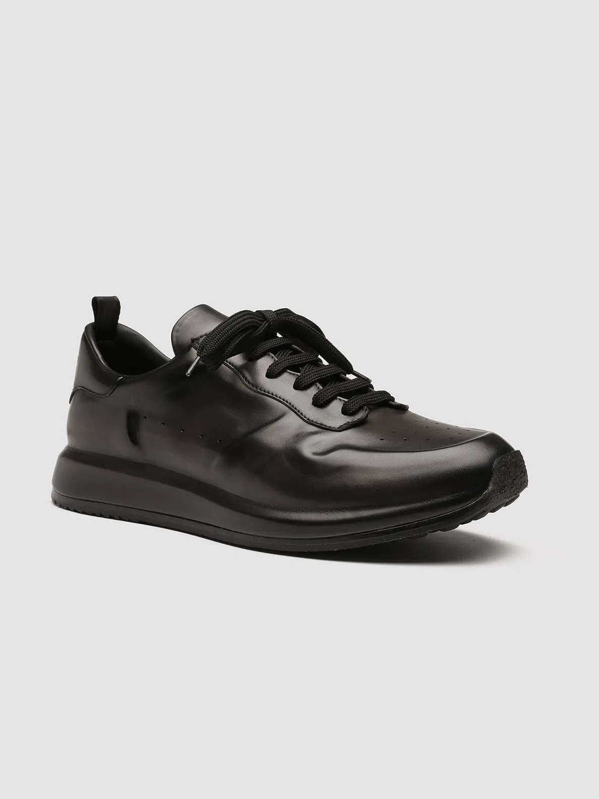 RACE LUX 003 - Grey Leather Sneakers,Men