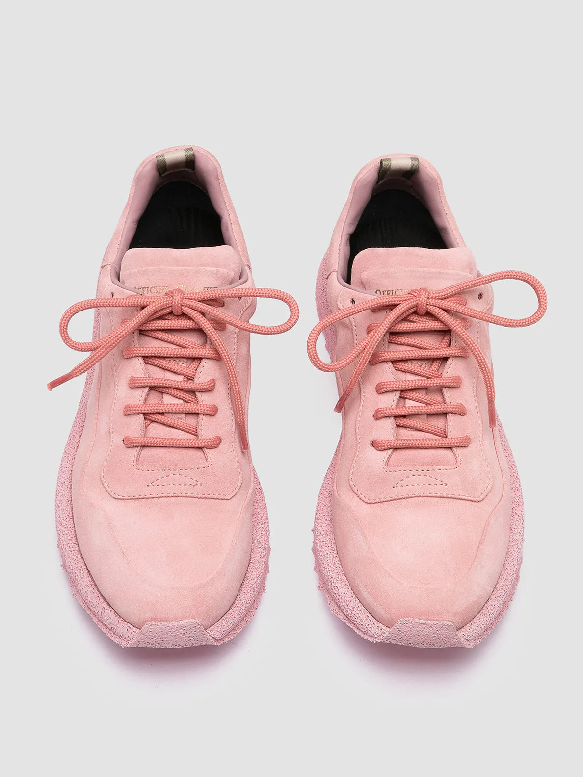 RACE RUBREX 103 - Rose Suede Sneakers,Women