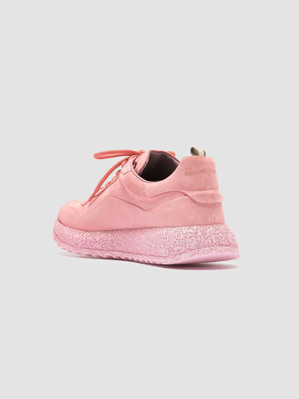 RACE RUBREX 103 - Rose Suede Sneakers,Women