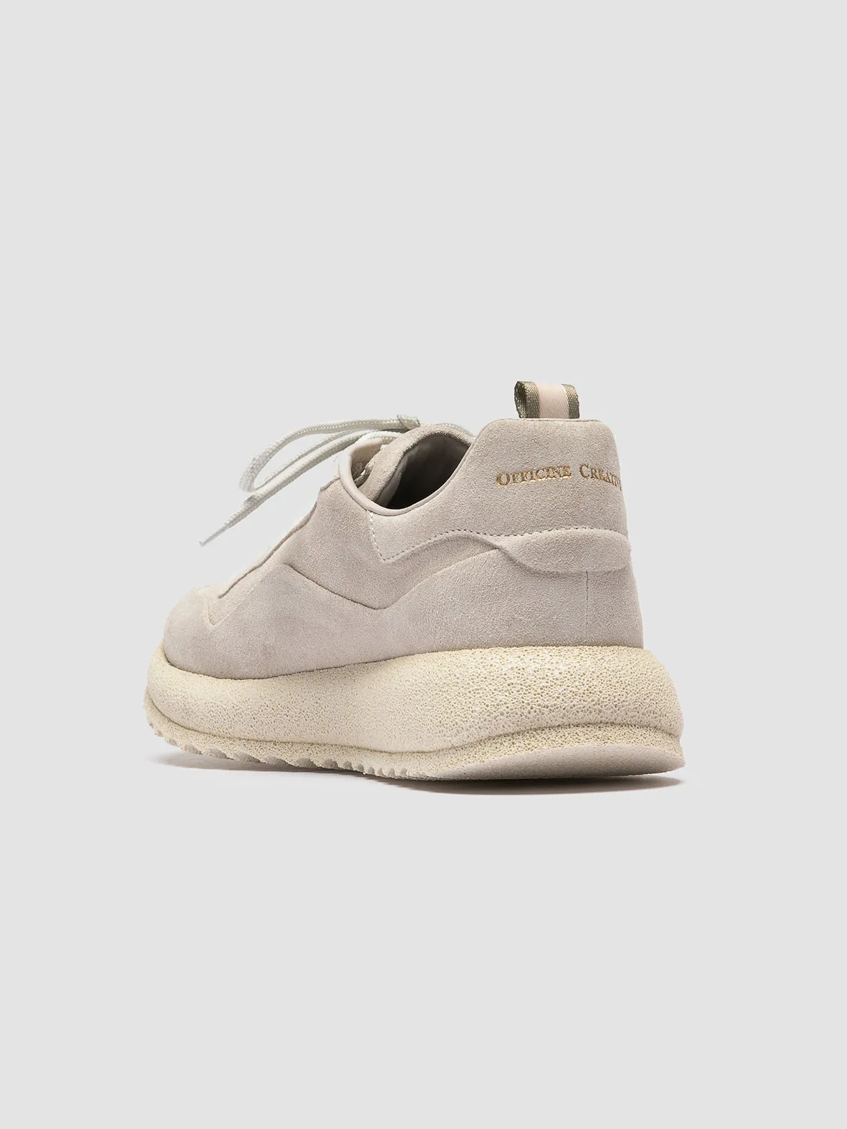 RACE RUBREX 103 - Taupe Suede Sneakers,Women