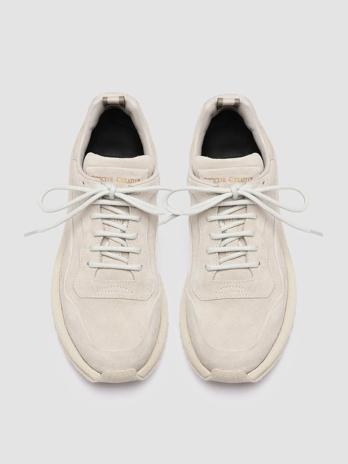 RACE RUBREX 103 - Taupe Suede Sneakers,Women
