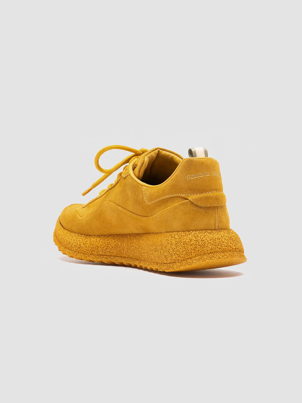 RACE RUBREX 103 - Yellow Suede Sneakers,Women