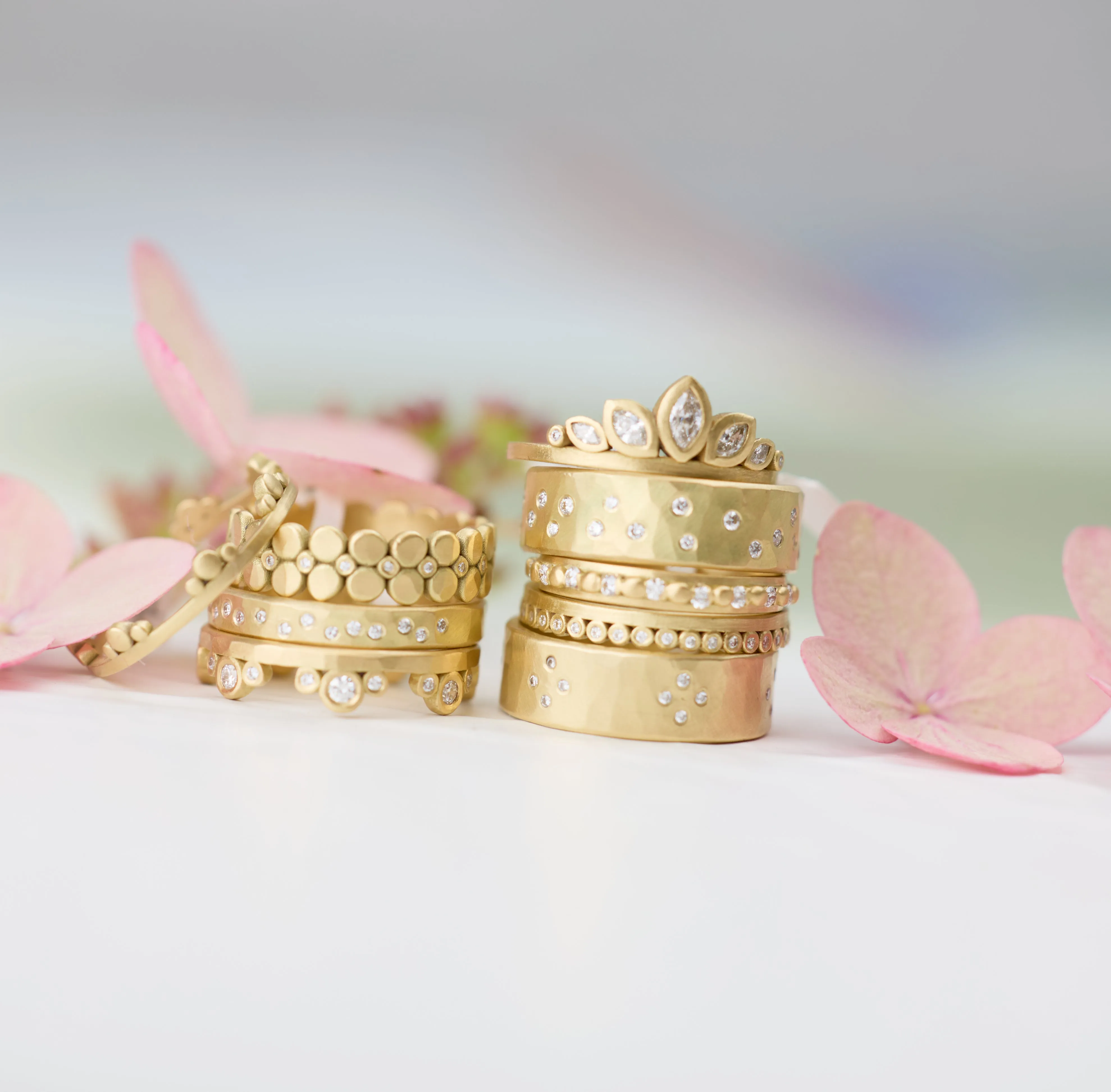 Raised Dot Band with Sprinkle Diamonds,Men Rings