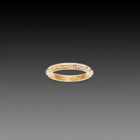 Raised Dot Band with Sprinkle Diamonds,Men Rings
