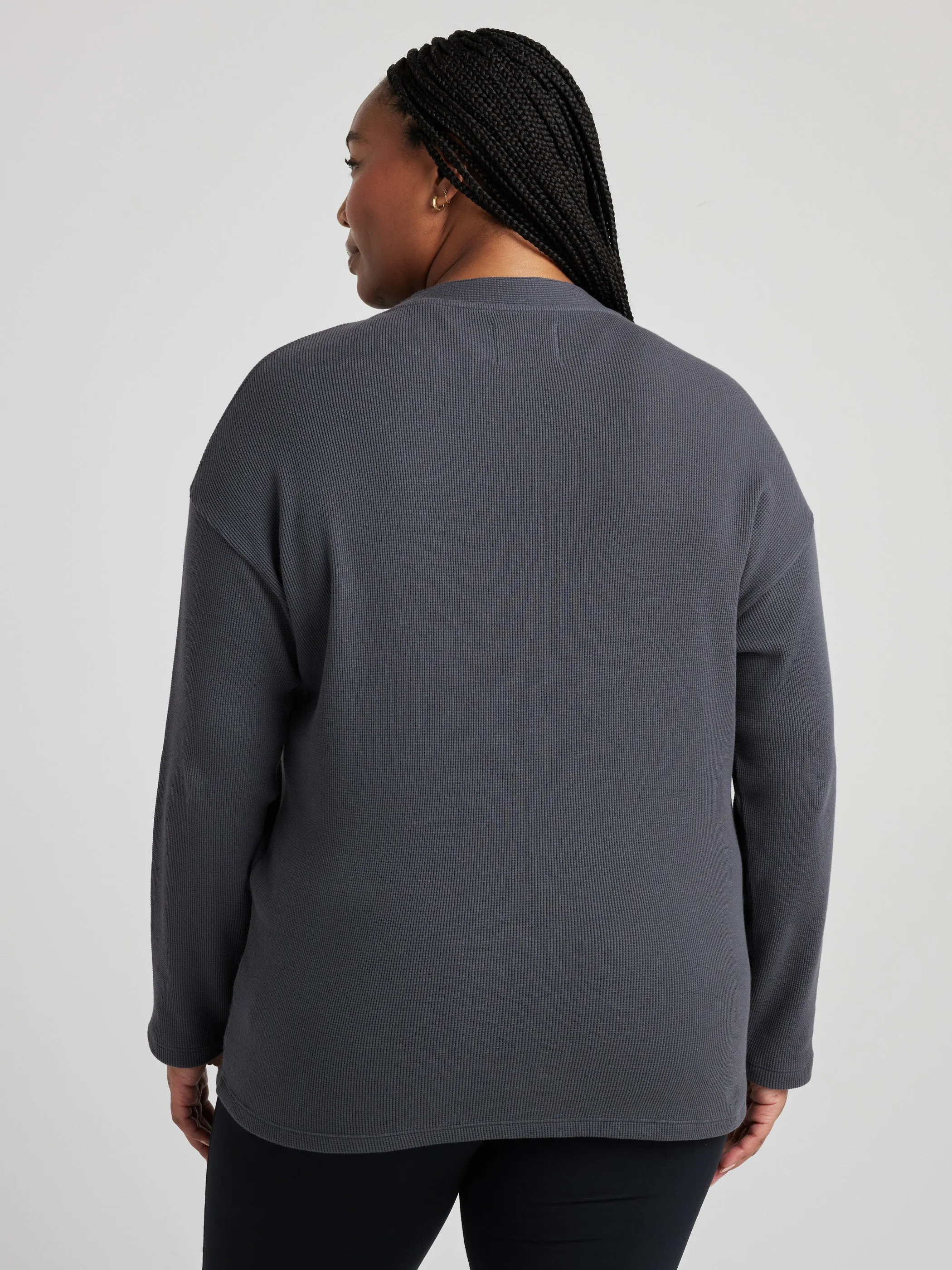 Relaxed Cardigan - Charcoal,Women Sweaters