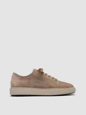 RELEASE 001 - Beige Suede Sneakers,Men