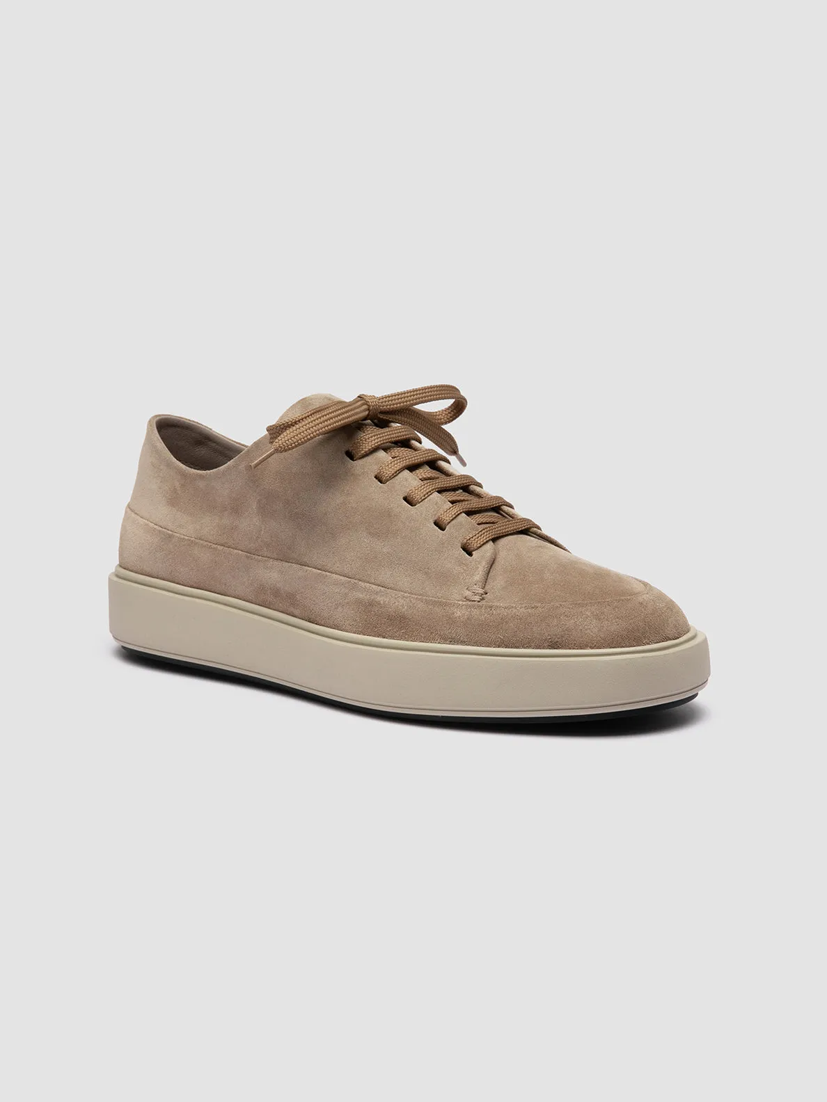 RELEASE 001 - Beige Suede Sneakers,Men