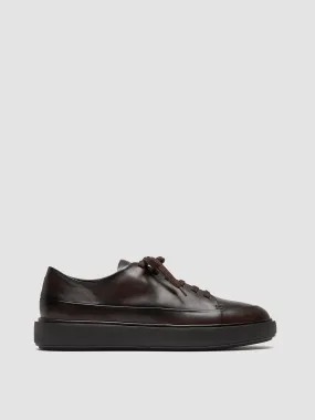 RELEASE 001 - Brown Leather Sneakers,Men